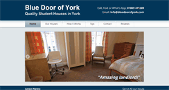 Desktop Screenshot of bluedoorofyork.com