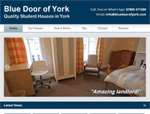 Tablet Screenshot of bluedoorofyork.com